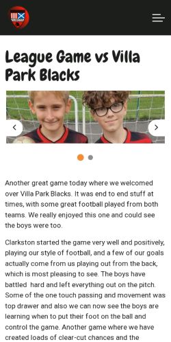 Mobile page screenshot