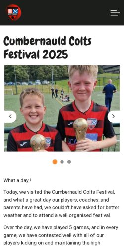 Mobile page screenshot