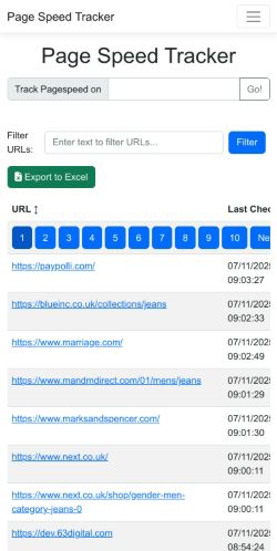 Mobile page screenshot