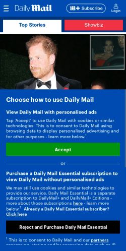 Mobile page screenshot