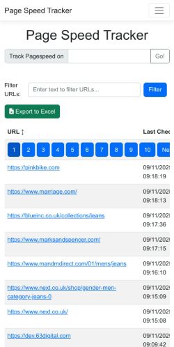 Mobile page screenshot