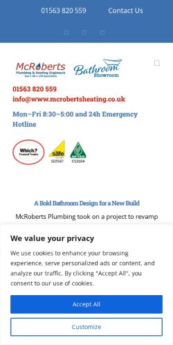 Mobile page screenshot