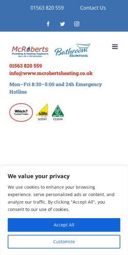 Mobile page screenshot