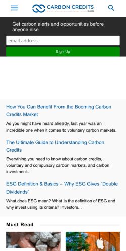 Mobile page screenshot