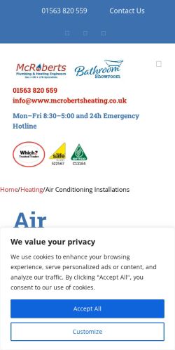 Mobile page screenshot