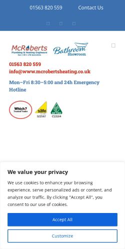 Mobile page screenshot