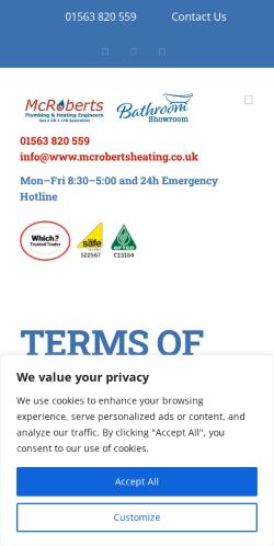 Mobile page screenshot