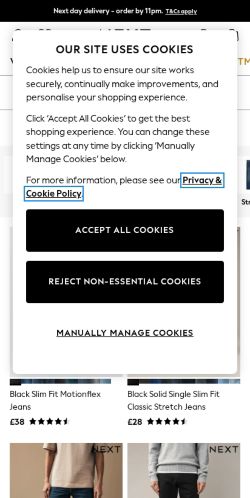 Mobile page screenshot