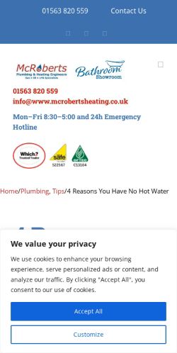 Mobile page screenshot