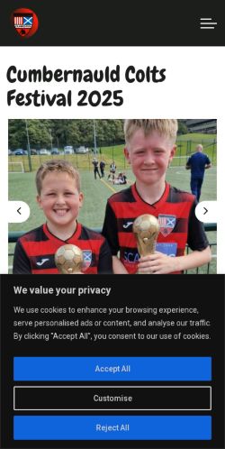 Mobile page screenshot