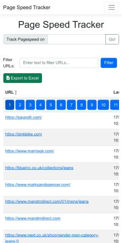 Mobile page screenshot