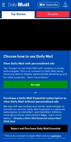 Mobile page screenshot