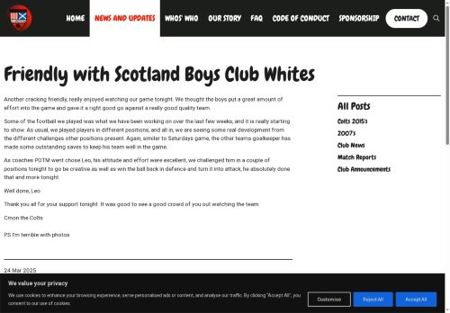 Desktop page screenshot