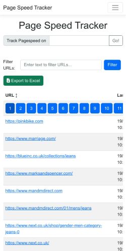 Mobile page screenshot