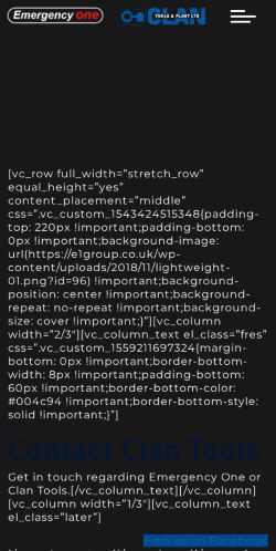 Mobile page screenshot