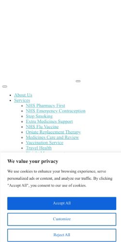 Mobile page screenshot