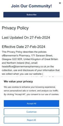 Mobile page screenshot