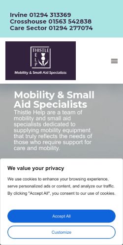 Mobile page screenshot