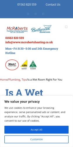 Mobile page screenshot