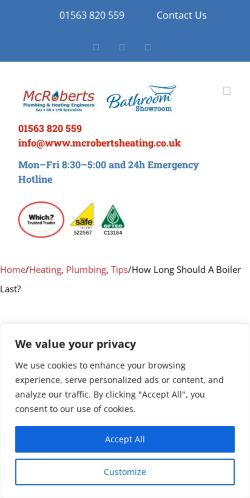 Mobile page screenshot