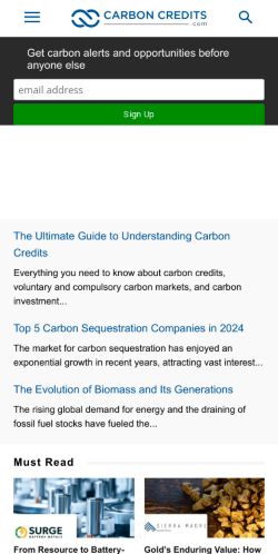 Mobile page screenshot