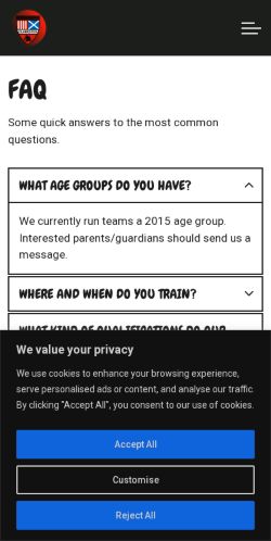 Mobile page screenshot