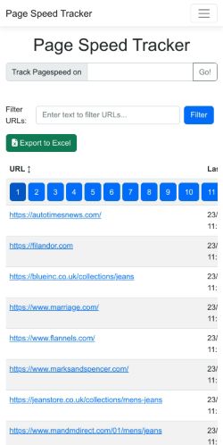 Mobile page screenshot