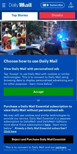 Mobile page screenshot