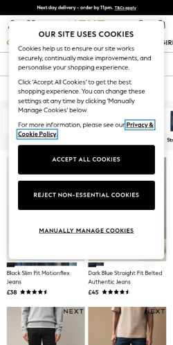 Mobile page screenshot
