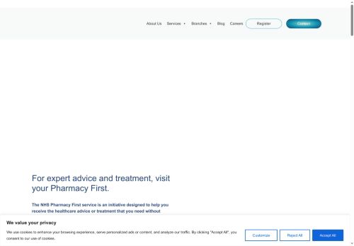 Desktop page screenshot