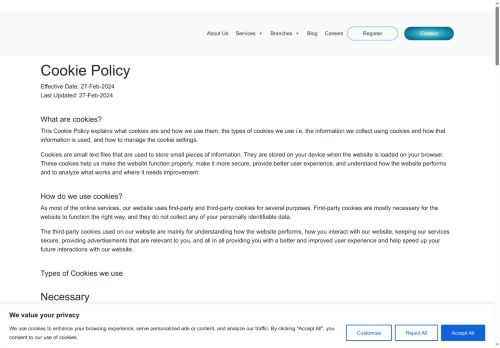 Desktop page screenshot