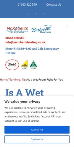 Mobile page screenshot