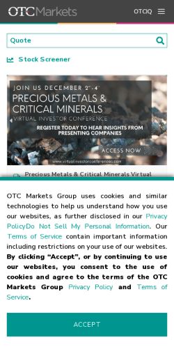 Mobile page screenshot