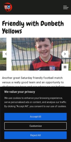 Mobile page screenshot