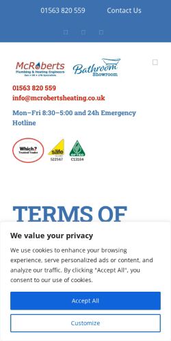 Mobile page screenshot