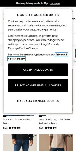 Mobile page screenshot