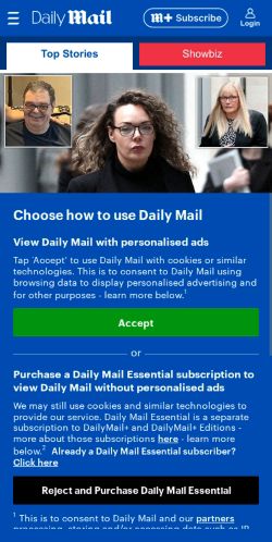 Mobile page screenshot