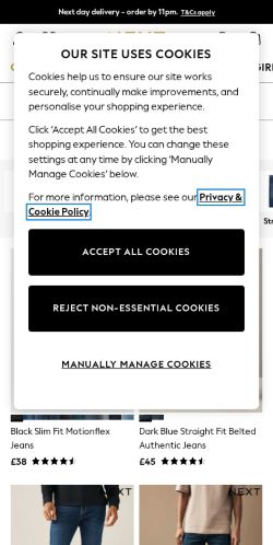Mobile page screenshot