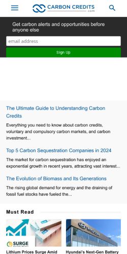 Mobile page screenshot