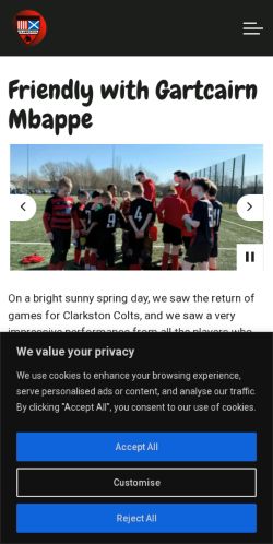 Mobile page screenshot