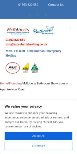 Mobile page screenshot