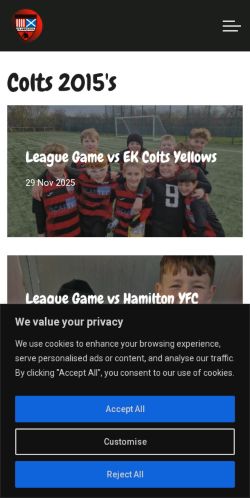 Mobile page screenshot