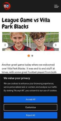 Mobile page screenshot