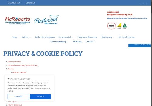 Desktop page screenshot