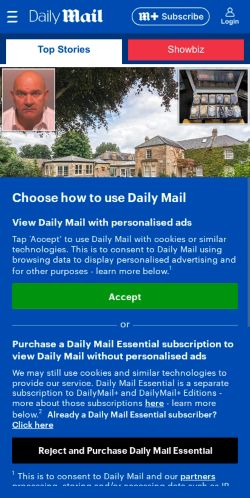 Mobile page screenshot