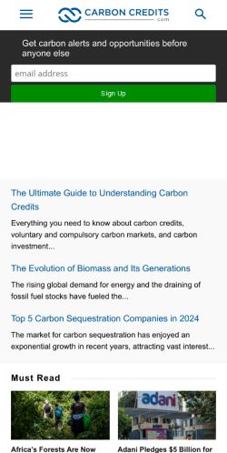 Mobile page screenshot