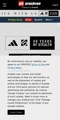 Mobile page screenshot