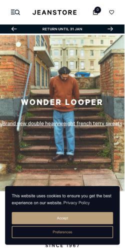 Mobile page screenshot