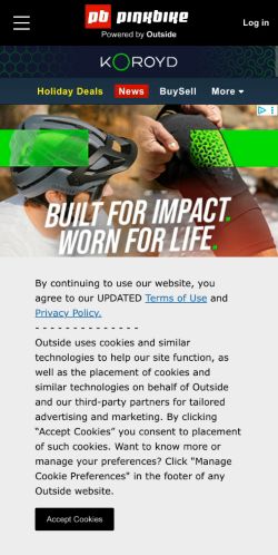 Mobile page screenshot