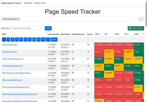 Desktop page screenshot